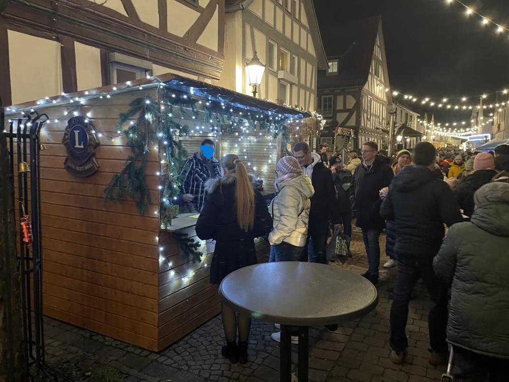 Lions Verkaufsstand